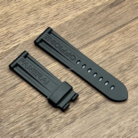 Panerai Black Rubber Strap 24/22 